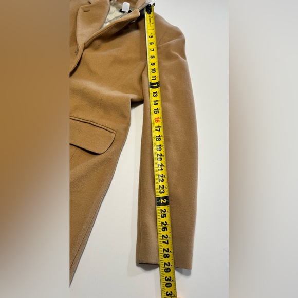 J Crew Women’s Top Coat Cashmere & Wool Camel Color - Picture 11 of 11